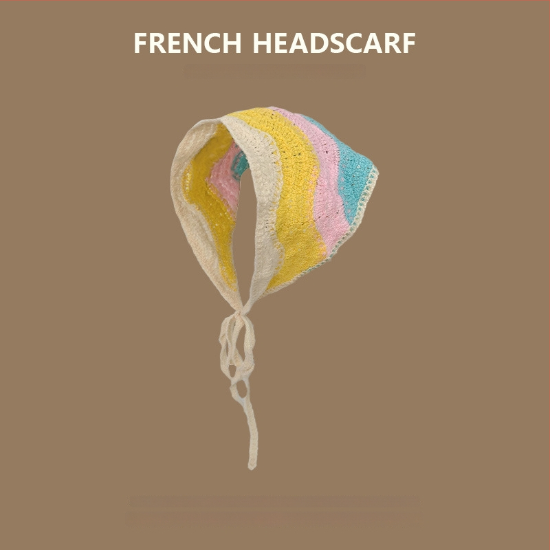 Koreai-stílusú, uniszex, akril fejpánt, geometriai mintával