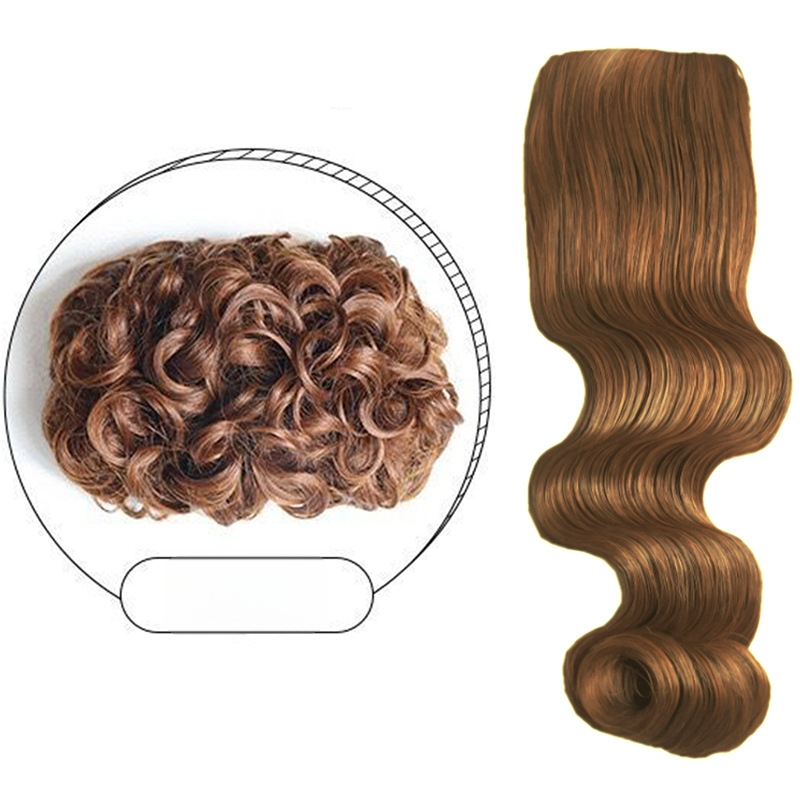 Перука с челка Yuxinde — високотемпературна коса, оформяне за оформяне, античен стил големи вълни, прегънати чела в стил Република Китай, вдъхновена от стар Шанхай