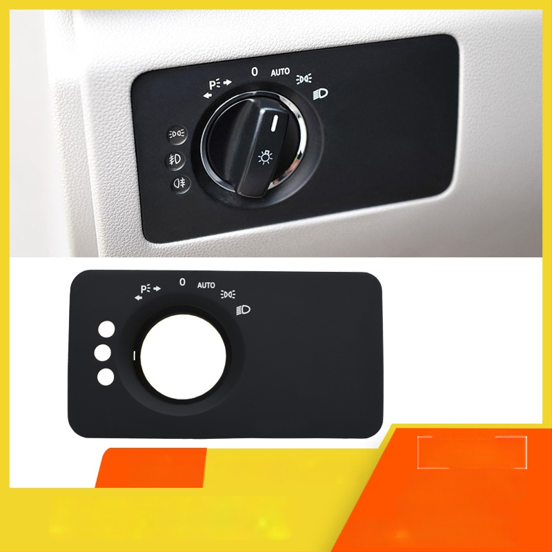 Panel prepínača svetlometov pre Mercedes-Benz R-Class – ABS, kompatibilný s ML/GL, kryt palubnej dosky, Snap-On inštalácia