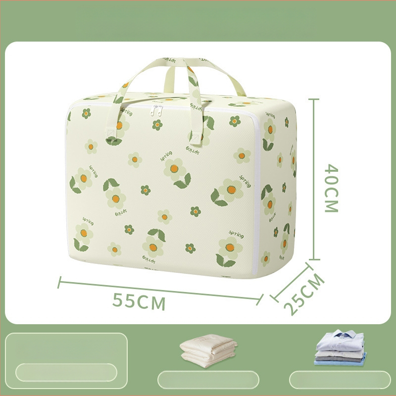 Költöztető táska nagy kapacitású ruhák és paplanok tárolására, cipzárral, por- és nedvességálló, kocka alakú, többfunkciós