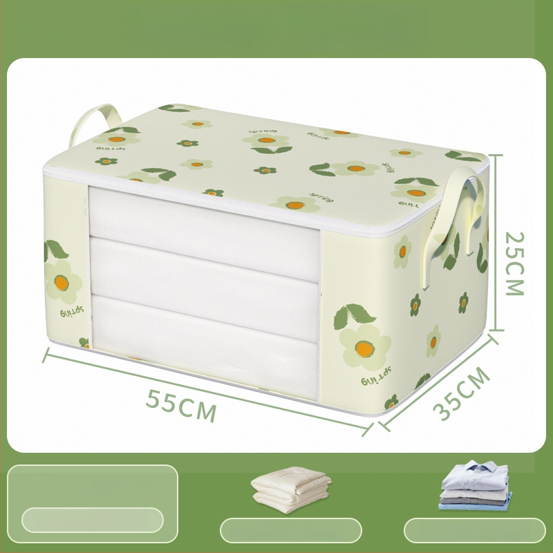 Költöztető táska nagy kapacitású ruhák és paplanok tárolására, cipzárral, por- és nedvességálló, kocka alakú, többfunkciós