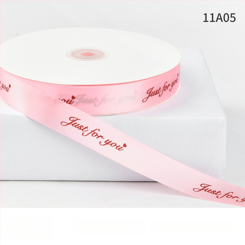 Jiahua σατέν κορδέλα με αγγλικούς χαρακτήρες για τη γιορτή του Αγίου Βαλεντίνου – περιτύλιξη δώρων, ανθοδέματα, DIY