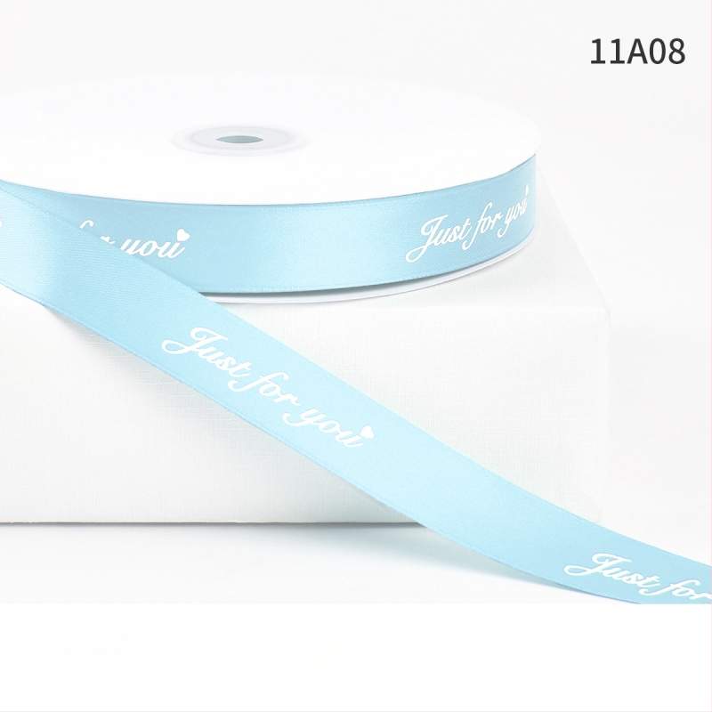 Jiahua σατέν κορδέλα με αγγλικούς χαρακτήρες για τη γιορτή του Αγίου Βαλεντίνου – περιτύλιξη δώρων, ανθοδέματα, DIY