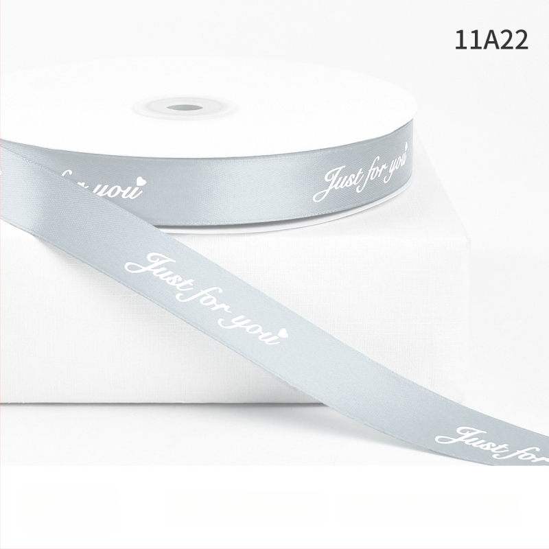 Jiahua σατέν κορδέλα με αγγλικούς χαρακτήρες για τη γιορτή του Αγίου Βαλεντίνου – περιτύλιξη δώρων, ανθοδέματα, DIY