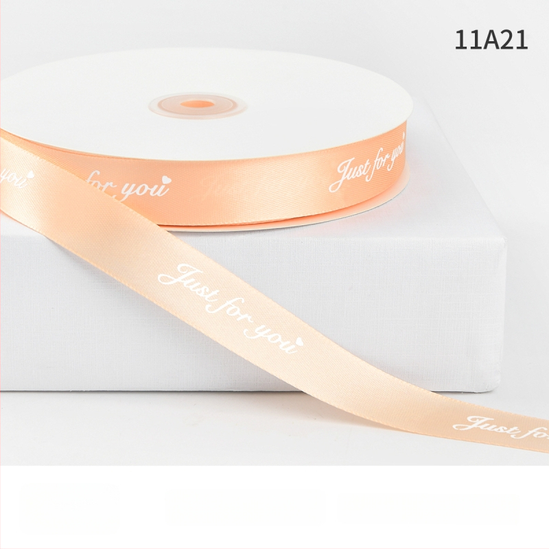 Jiahua σατέν κορδέλα με αγγλικούς χαρακτήρες για τη γιορτή του Αγίου Βαλεντίνου – περιτύλιξη δώρων, ανθοδέματα, DIY