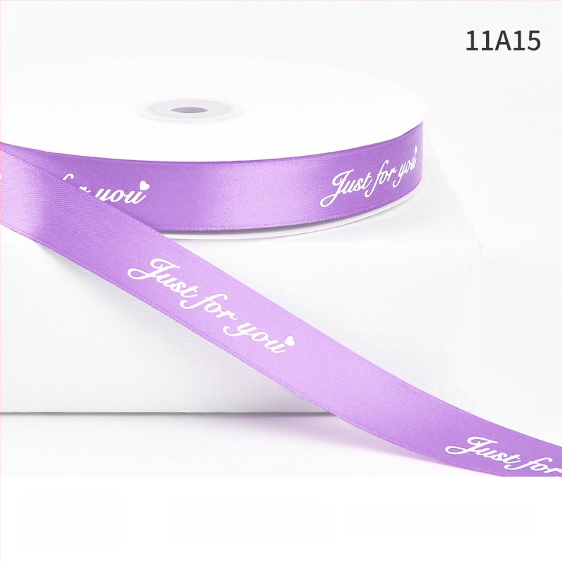 Jiahua σατέν κορδέλα με αγγλικούς χαρακτήρες για τη γιορτή του Αγίου Βαλεντίνου – περιτύλιξη δώρων, ανθοδέματα, DIY