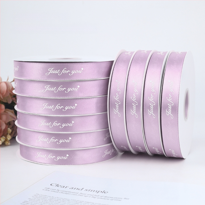 Jiahua σατέν κορδέλα με αγγλικούς χαρακτήρες για τη γιορτή του Αγίου Βαλεντίνου – περιτύλιξη δώρων, ανθοδέματα, DIY