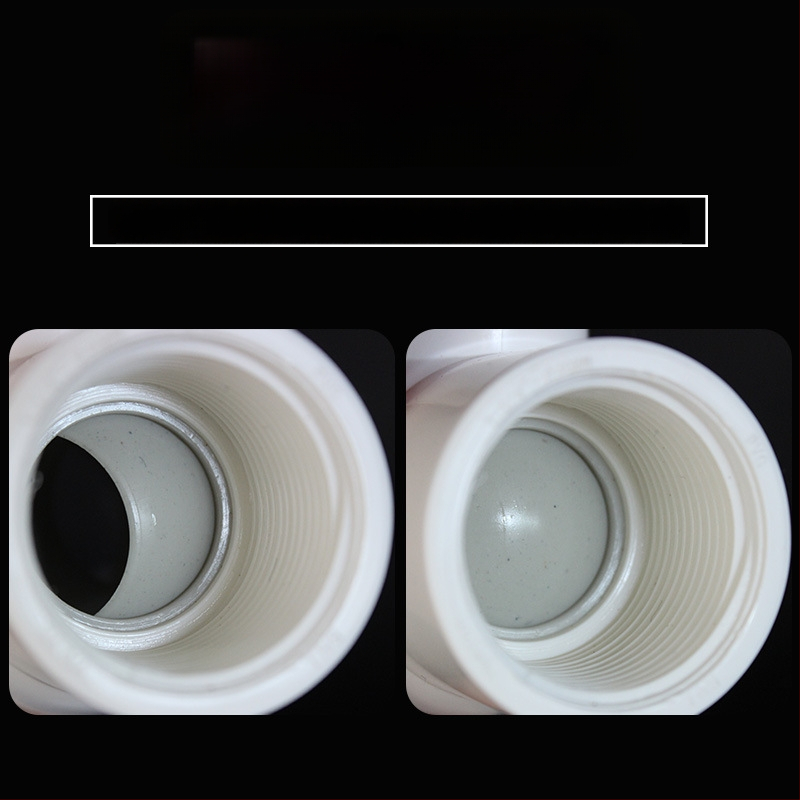 Plastový vodovodný ventil, závitové pripojenie, guľový ventil, priamy tok, model 3201, hygienická kategória