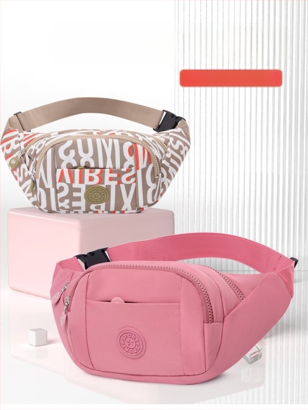 Geantă de talie - stil stradal, nylon, căptușeală poliester, toamnă 2024, călătorii de plăcere (stil stradal, nylon, căptușeală poliester, toamnă 2024, călătorii de plăcere)