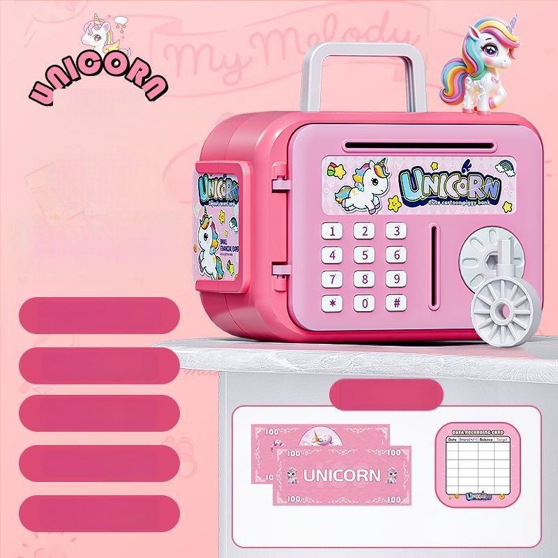 Aoxian παιδικός έξυπνος κουμπαράς, πλαστικός, σχήμα ζωάκι, στυλ καρτούν, ιδανικό δώρο γενεθλίων