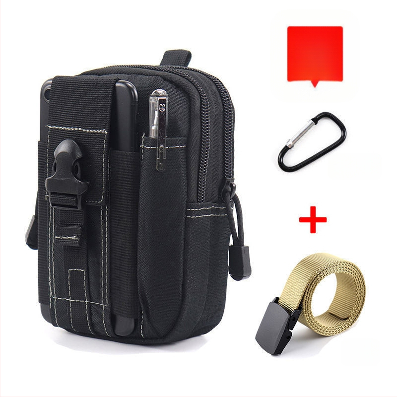 Geantă talie tactică pentru telefon, multifuncțională, din pânză Oxford, pentru ciclism