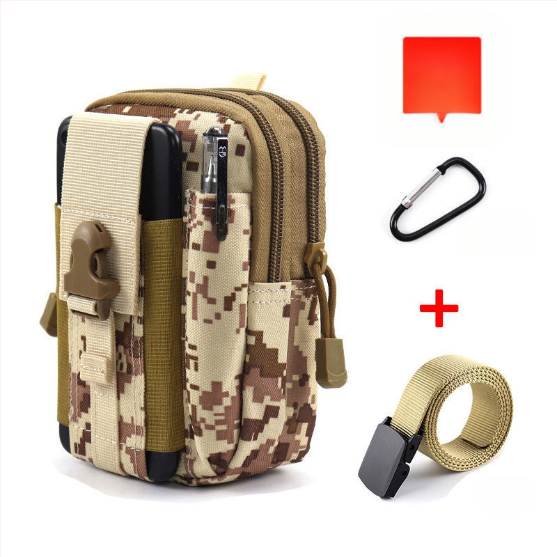 Geantă talie tactică pentru telefon, multifuncțională, din pânză Oxford, pentru ciclism