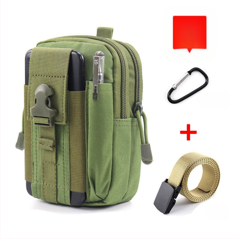Geantă talie tactică pentru telefon, multifuncțională, din pânză Oxford, pentru ciclism