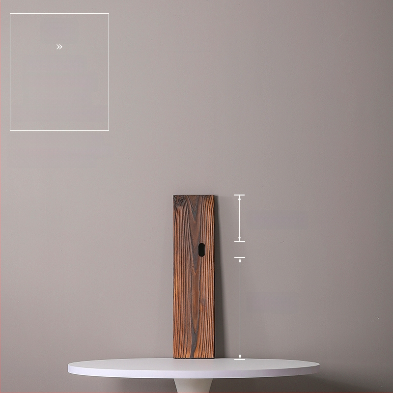 Természetes tömörfa vízfolyásos dekoráció halastóhoz és kertészeti tájhoz; kézzel készített keresztgerenda, karbonizált fa táblával