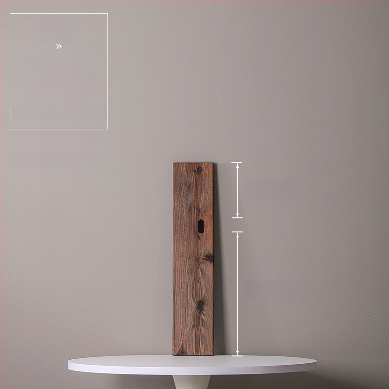 Természetes tömörfa vízfolyásos dekoráció halastóhoz és kertészeti tájhoz; kézzel készített keresztgerenda, karbonizált fa táblával