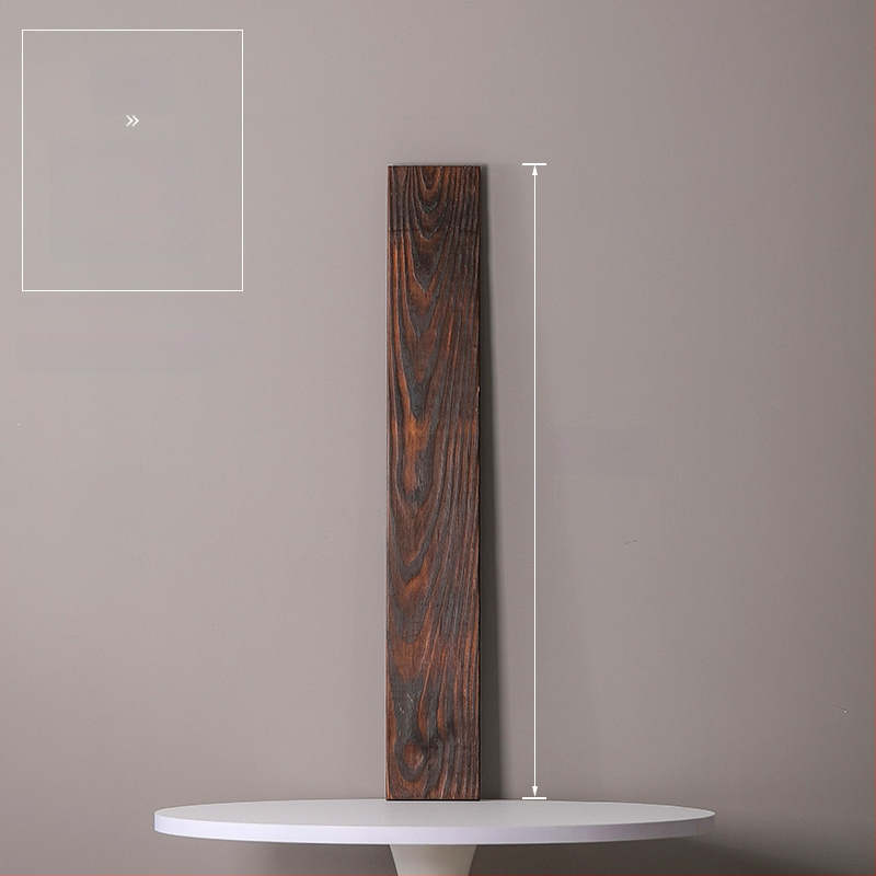 Természetes tömörfa vízfolyásos dekoráció halastóhoz és kertészeti tájhoz; kézzel készített keresztgerenda, karbonizált fa táblával