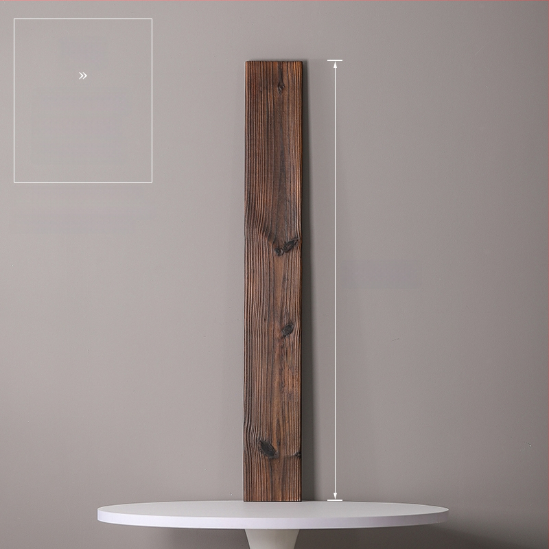 Természetes tömörfa vízfolyásos dekoráció halastóhoz és kertészeti tájhoz; kézzel készített keresztgerenda, karbonizált fa táblával