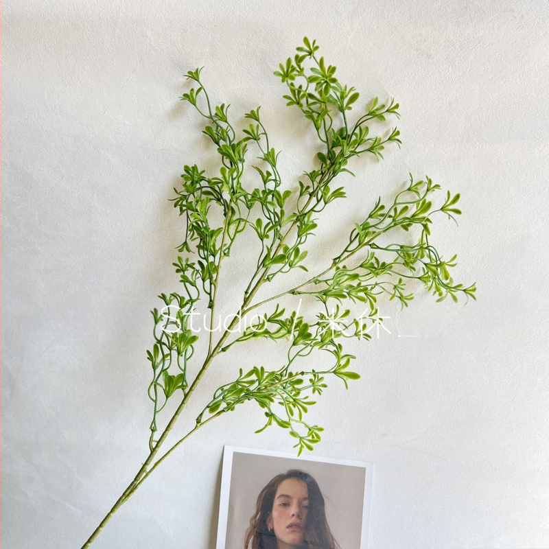 Plantă artificială în stil Monet Garden și Mori landscape, din plastic, cu adeziv moale, pentru nunți, spații în aer liber, recuzită pentru fotografie și decor interior