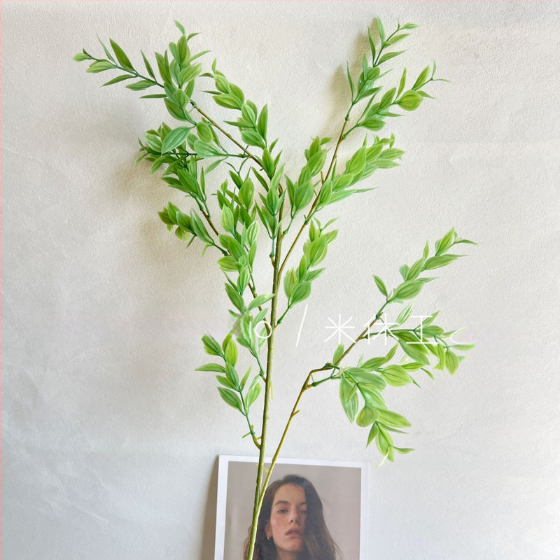 Plantă artificială în stil Monet Garden și Mori landscape, din plastic, cu adeziv moale, pentru nunți, spații în aer liber, recuzită pentru fotografie și decor interior