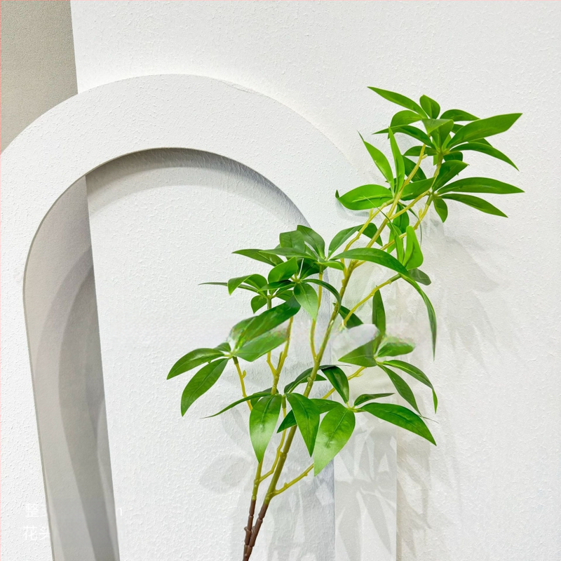 Plantă artificială în stil Monet Garden și Mori landscape, din plastic, cu adeziv moale, pentru nunți, spații în aer liber, recuzită pentru fotografie și decor interior