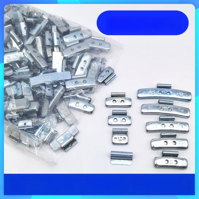 Σετ μπλοκ εξισορρόπησης ελαστικών αυτοκινήτου με μικτές διαστάσεις οπών, κράμα αλουμινίου και αγκίστρια ζαντών από ατσάλι