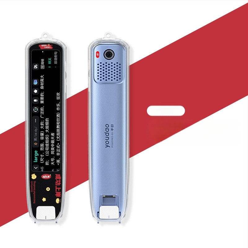 Xuanyue Διαφανές κάλυμμα στυλό από TPU, βαμμένο, για Youdao S7 Pro Smart Translation Pen – ανθεκτικό στη φθορά, με δυνατότητα προσαρμογής