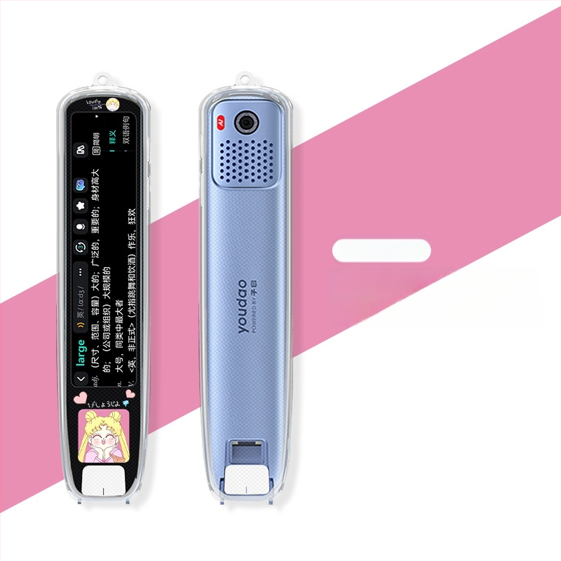 Xuanyue Διαφανές κάλυμμα στυλό από TPU, βαμμένο, για Youdao S7 Pro Smart Translation Pen – ανθεκτικό στη φθορά, με δυνατότητα προσαρμογής