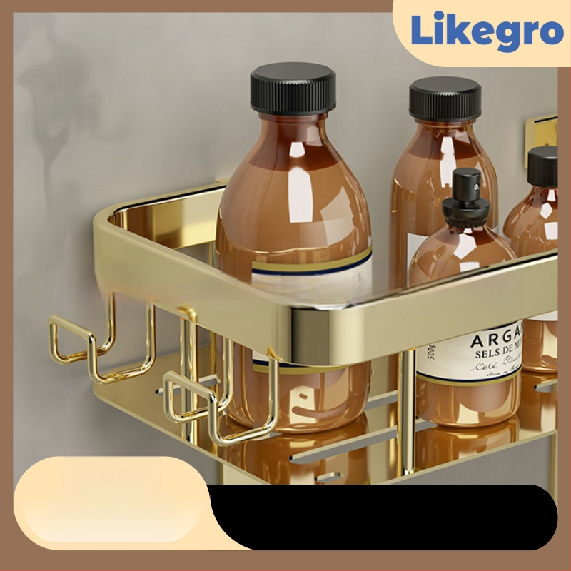 Alumínium ötvözetű fürdőtörölközőtartó, falra szerelhető fürdőszobai tároló készlet Lanke-tól — megfizethető luxus, 2–6 darabos készletek