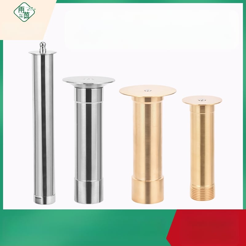 Cap de sprinkler pentru fântână – Hemisferă de ciupercă reglabilă, din cupru și oțel inox, jet pe perete, pentru grădină și peisaj (Cod 0200)