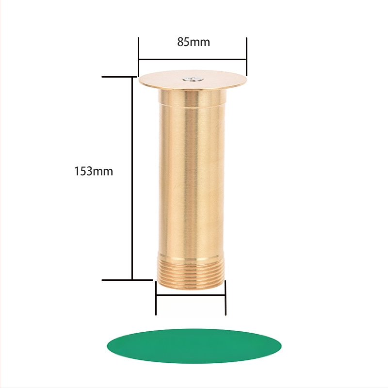 Cap de sprinkler pentru fântână – Hemisferă de ciupercă reglabilă, din cupru și oțel inox, jet pe perete, pentru grădină și peisaj (Cod 0200)