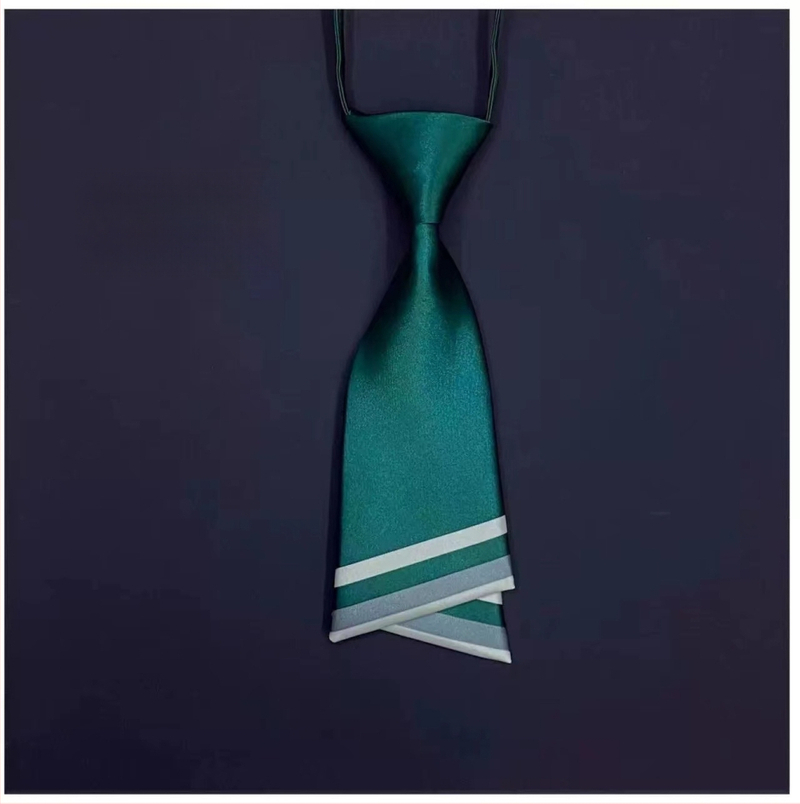 Παιδική γραβάτα – πολυεστέρας, ριγέ, στυλ αστερισμών, παραλλαγή με λουλούδι, άνοιξη 2025