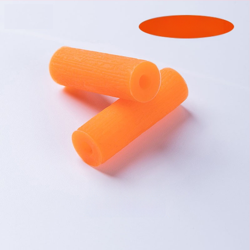 Ορθοδοντική κενή λαβή-δαγκώστρα από σιλικόνη, για ενήλικες, φρουτώδες άρωμα, συσκευασία 1000 τεμάχια