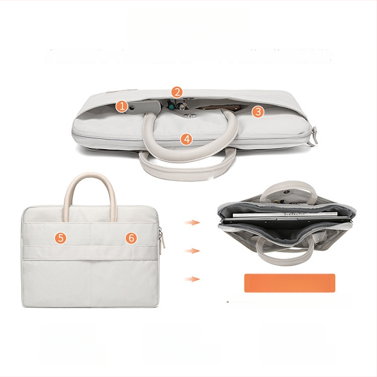 Geantă de birou din pânză pentru documente - impermeabilă, rezistentă la uzură, la șocuri, design de reducere a încărcării