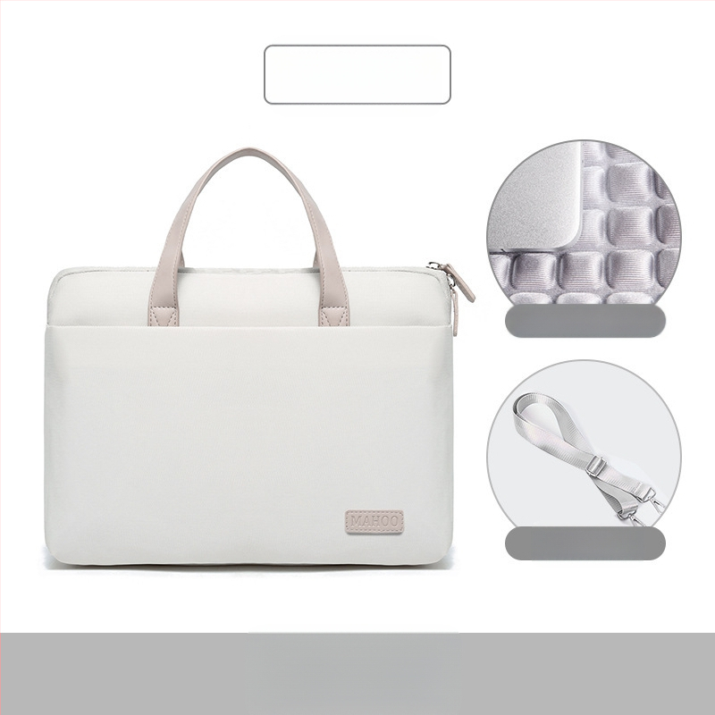 Geantă de birou din pânză pentru documente - impermeabilă, rezistentă la uzură, la șocuri, design de reducere a încărcării