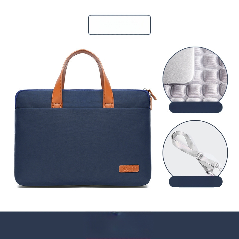 Geantă de birou din pânză pentru documente - impermeabilă, rezistentă la uzură, la șocuri, design de reducere a încărcării