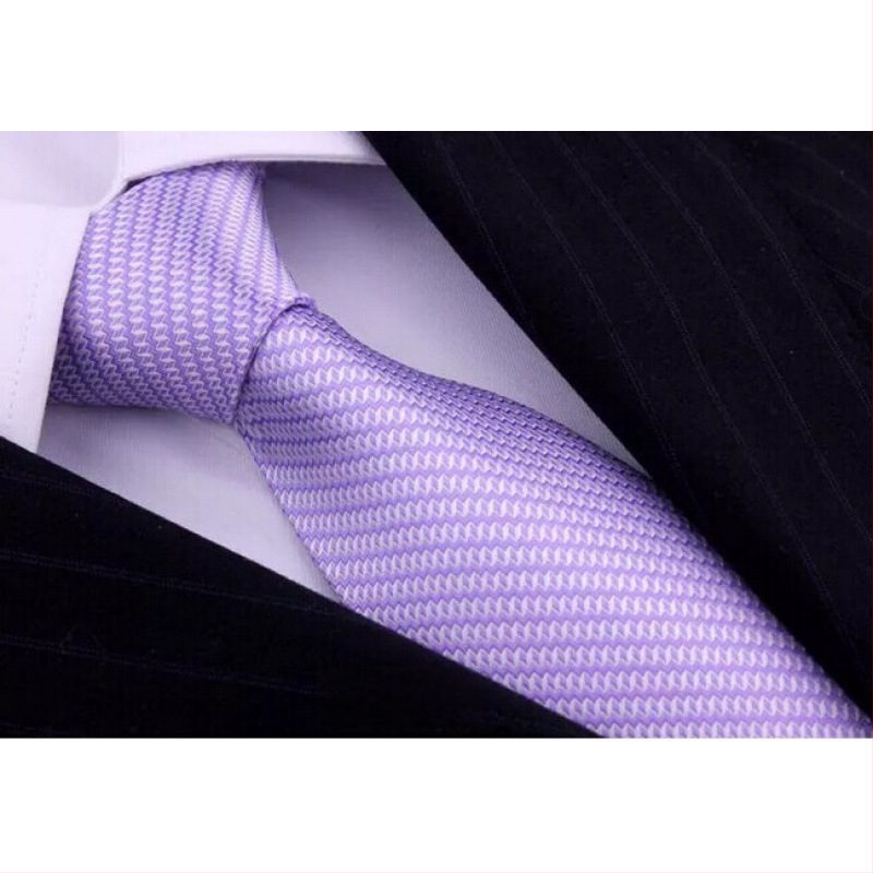 Κλιπ γραβάτας για άνδρες με φλοράλ σχέδιο, πολυεστερική επένδυση, στυλ χωρίς κόμπους