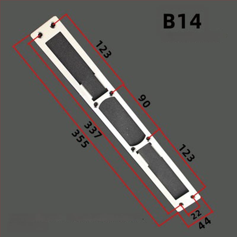 Andamia B05 zártest, rozsdamentes acél, modern minimalist stílus, biztonsági ajtókhoz, faajtókhoz és villa kapukhoz