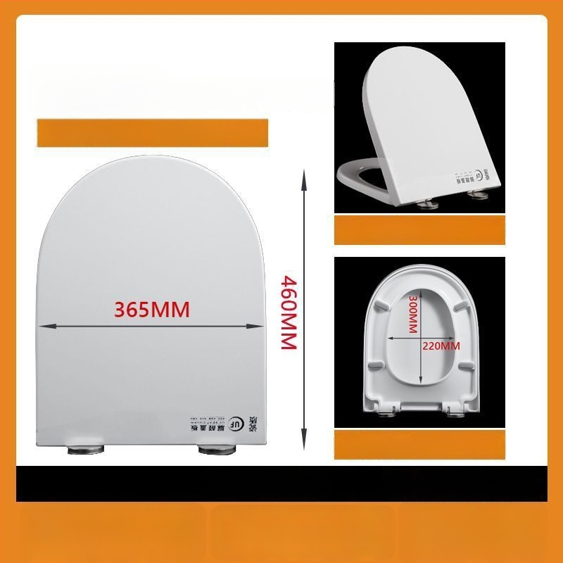 WC-ülőke, vastagított urea-formaldehid, lágyzár, műanyag, modell A12, furattáv 7-22 mm