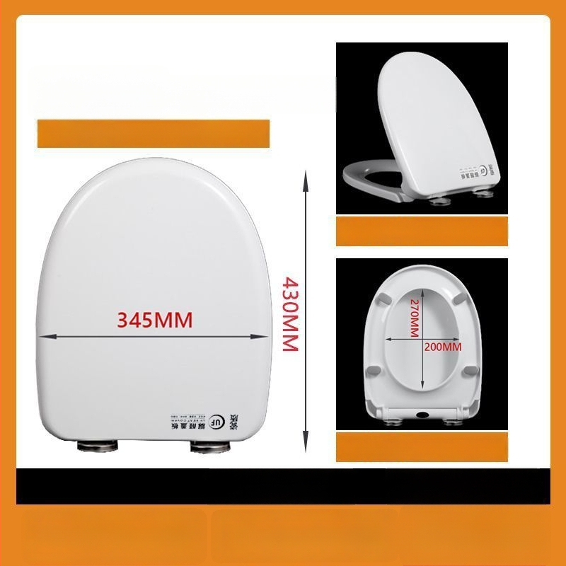 WC-ülőke, vastagított urea-formaldehid, lágyzár, műanyag, modell A12, furattáv 7-22 mm