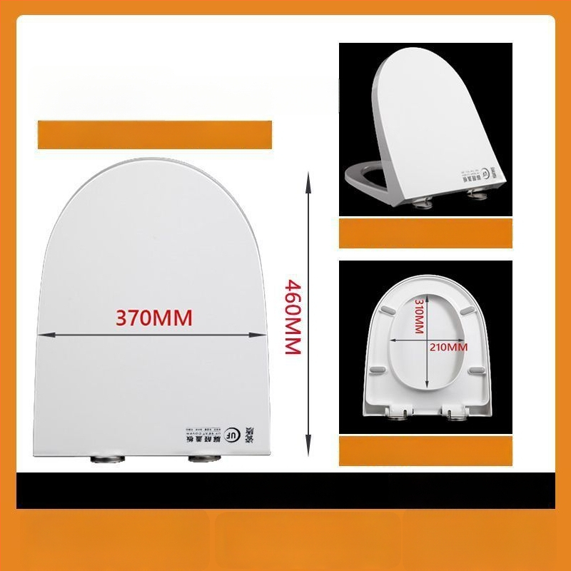 WC-ülőke, vastagított urea-formaldehid, lágyzár, műanyag, modell A12, furattáv 7-22 mm