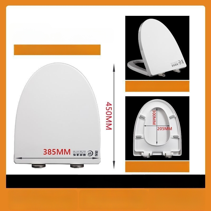 WC-ülőke, vastagított urea-formaldehid, lágyzár, műanyag, modell A12, furattáv 7-22 mm