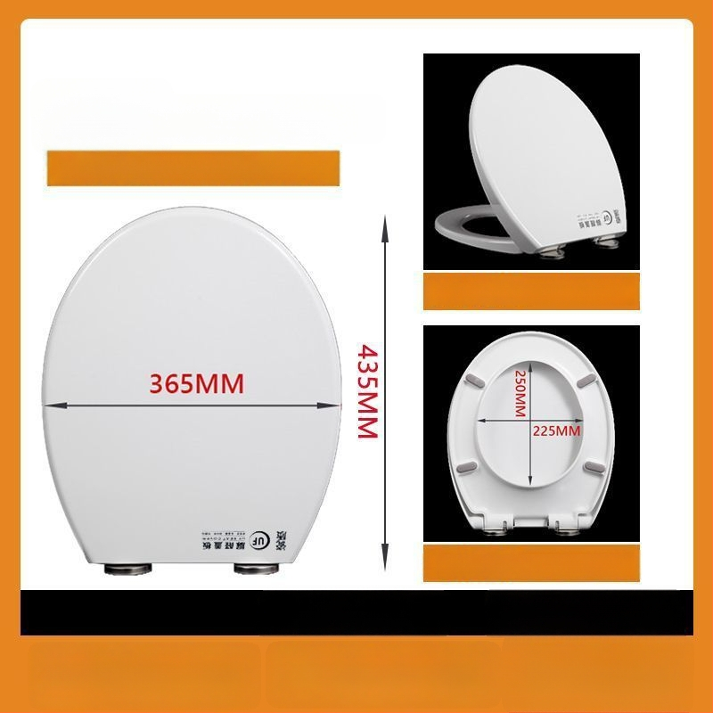 WC-ülőke, vastagított urea-formaldehid, lágyzár, műanyag, modell A12, furattáv 7-22 mm