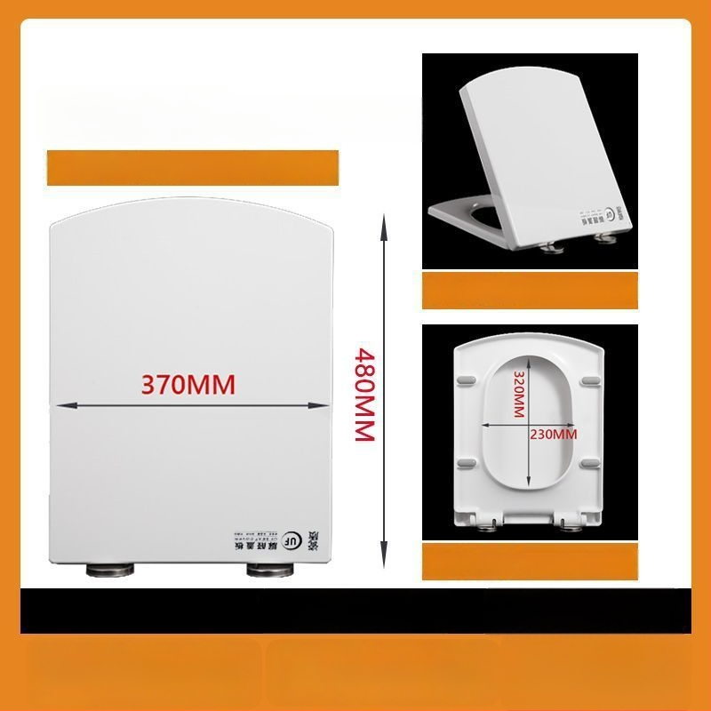 WC-ülőke, vastagított urea-formaldehid, lágyzár, műanyag, modell A12, furattáv 7-22 mm