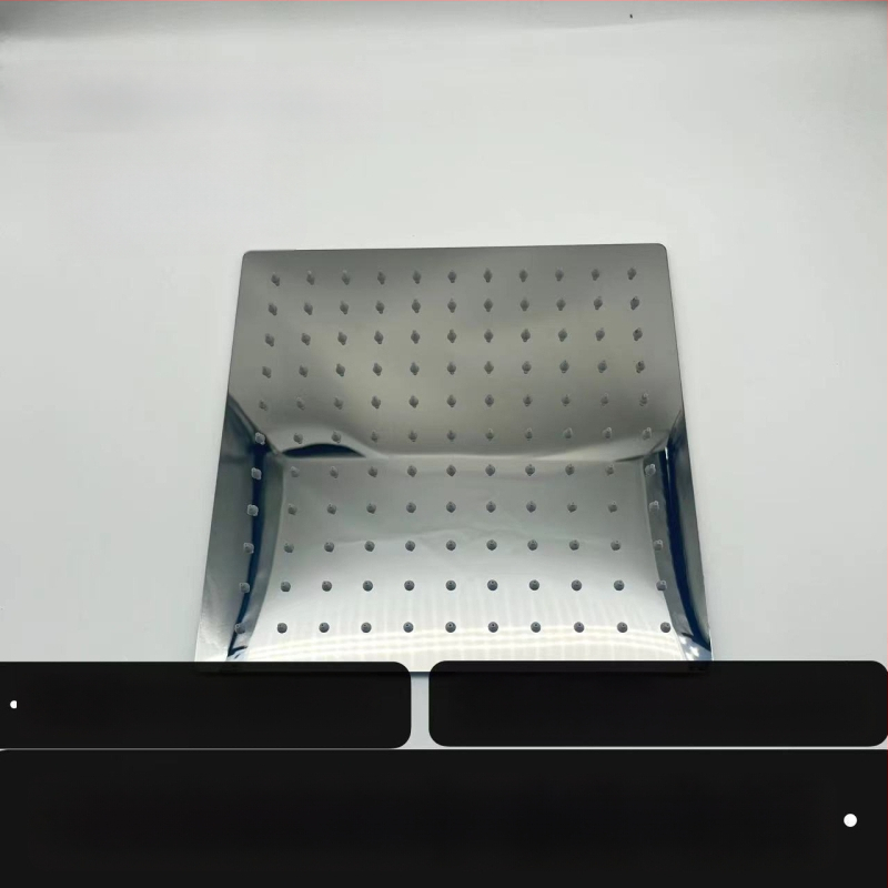 Horná dažďová sprchová hlavica – 304 oceľ nerez, Top spray, dažďová funkcia, štvorcový univerzálny závit