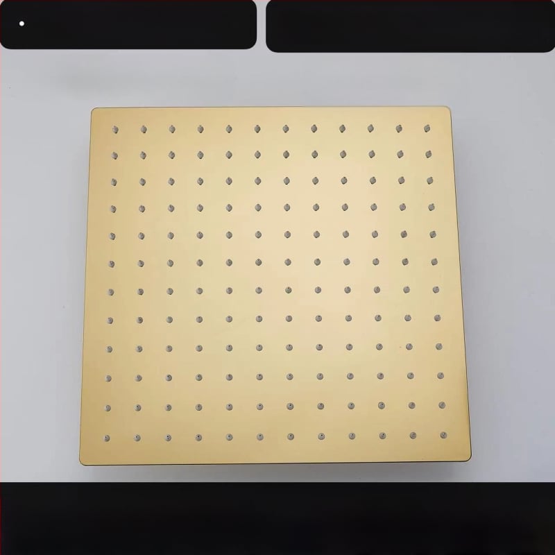 Horná dažďová sprchová hlavica – 304 oceľ nerez, Top spray, dažďová funkcia, štvorcový univerzálny závit