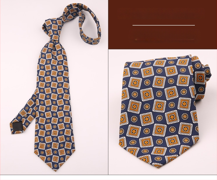 Ανδρική ρετρό γραβάτα με εκτύπωση και γεωμετρικό σχέδιο, ύφασμα πολυεστερικών ινών, μοτίβο κουκίδων, τεχνική εκτύπωσης, κατάλληλη για επαγγελματικό ντύσιμο