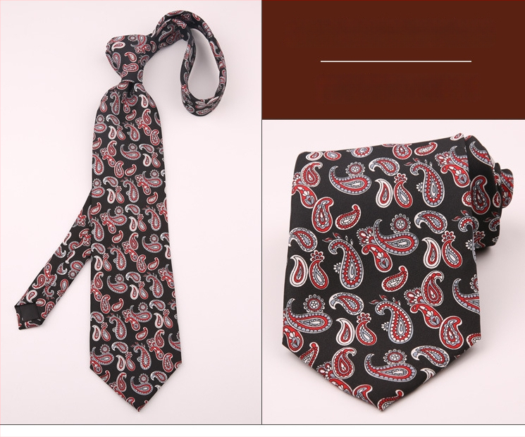 Ανδρική ρετρό γραβάτα με εκτύπωση και γεωμετρικό σχέδιο, ύφασμα πολυεστερικών ινών, μοτίβο κουκίδων, τεχνική εκτύπωσης, κατάλληλη για επαγγελματικό ντύσιμο