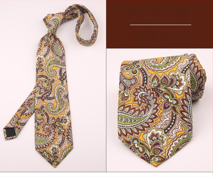 Ανδρική ρετρό γραβάτα με εκτύπωση και γεωμετρικό σχέδιο, ύφασμα πολυεστερικών ινών, μοτίβο κουκίδων, τεχνική εκτύπωσης, κατάλληλη για επαγγελματικό ντύσιμο