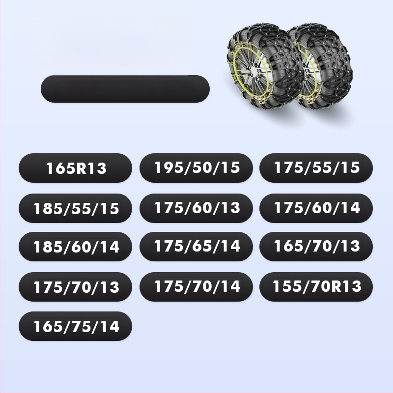 Lanț antiaderant pentru anvelope din cauciuc Xiude, 6 kg, Model Special pentru Anvelope, Compatibil cu Toate Specificațiile Anvelopei