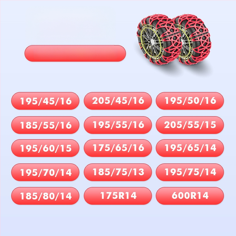 Lanț antiaderant pentru anvelope din cauciuc Xiude, 6 kg, Model Special pentru Anvelope, Compatibil cu Toate Specificațiile Anvelopei